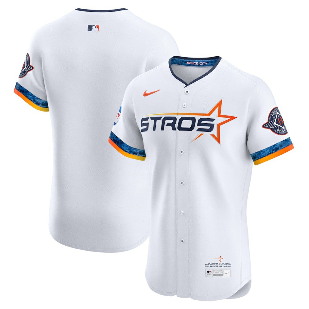 Houston Astros Nike 2025 City Connect Elite Jersey - White - Nike Lifestyle
