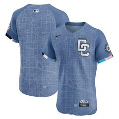 Washington Nationals Nike 2025 City Connect Elite Jersey - Blue - Nike Lifestyle