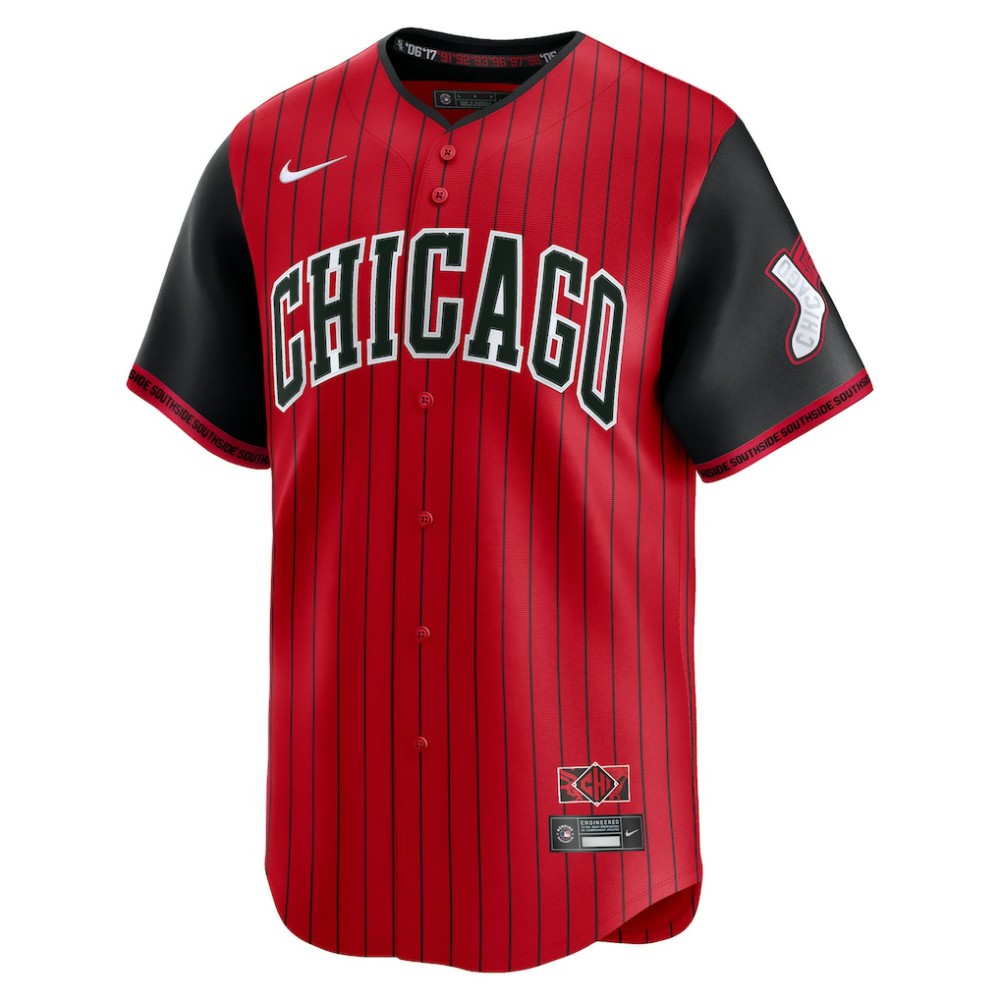 Chicago White Sox Nike 2025 City Connect Limited Jersey - Red/Black - Nike on Sale