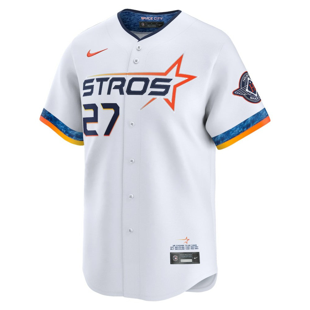 Jose Altuve Houston Astros Nike 2025 City Connect Limited Player Jersey - White - Nike Online