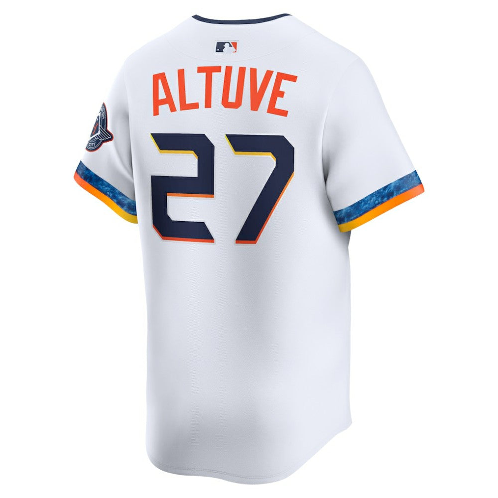 Jose Altuve Houston Astros Nike 2025 City Connect Limited Player Jersey - White - Nike Online