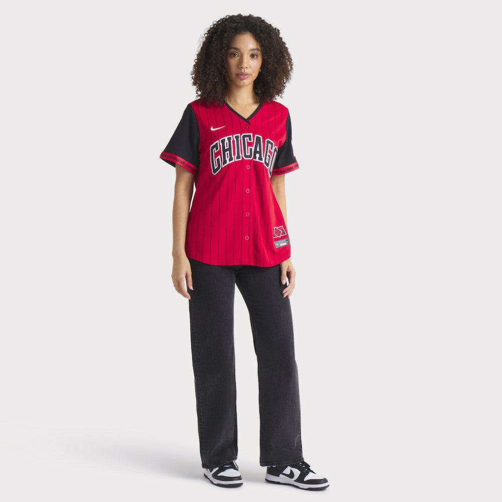 Chicago White Sox Nike Women's 2025 City Connect Limited Jersey - Red/Black - Nike Sale