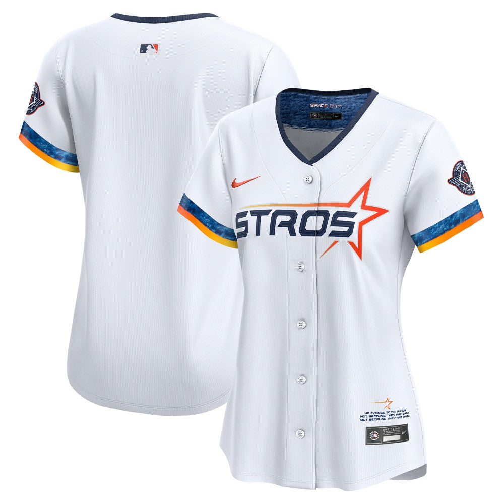 Houston Astros Nike Women's 2025 City Connect Limited Jersey - White - Nike Lifestyle