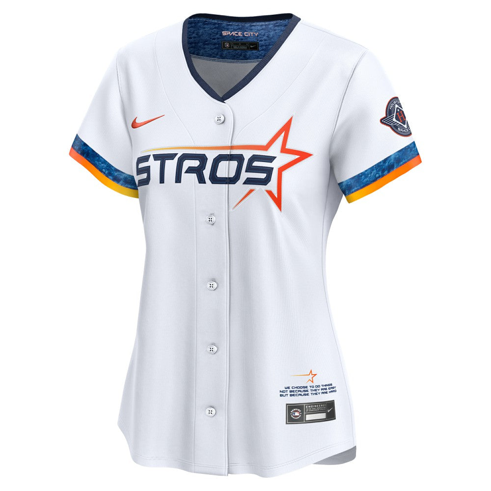 Houston Astros Nike Women's 2025 City Connect Limited Jersey - White - Nike Lifestyle