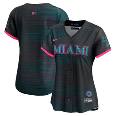 Miami Marlins Nike Women's 2025 City Connect Limited Jersey - Black - Nike Online