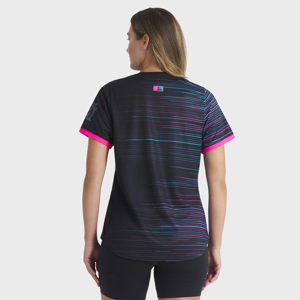 Miami Marlins Nike Women's 2025 City Connect Limited Jersey - Black - Nike Online