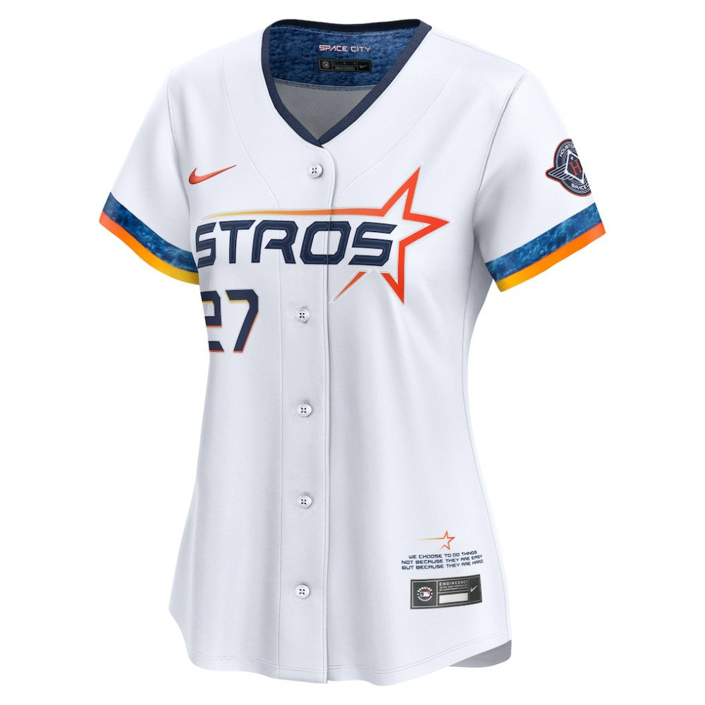 Jose Altuve Houston Astros Nike Women's 2025 City Connect Limited Jersey - White - Nike Discount