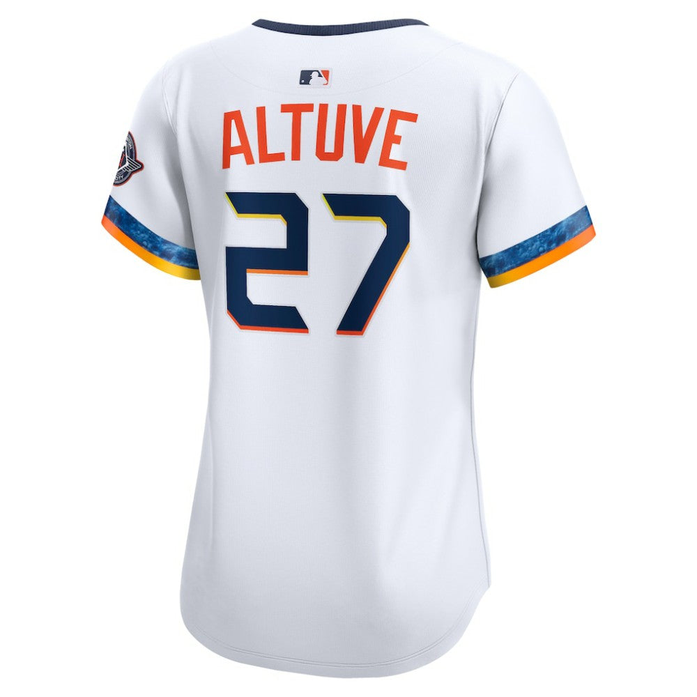 Jose Altuve Houston Astros Nike Women's 2025 City Connect Limited Jersey - White - Nike Discount