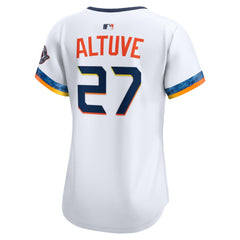Jose Altuve Houston Astros Nike Women's 2025 City Connect Limited Jersey - White - Nike Discount
