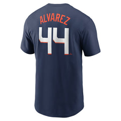 Yordan Alvarez Houston Astros Nike 2025 City Connect Fuse Name & Number T-Shirt - Navy - Nike Online