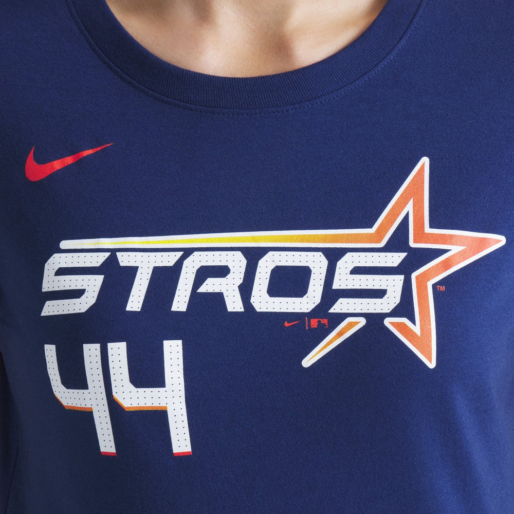 Yordan Alvarez Houston Astros Nike Women's 2025 City Connect Fuse Name & Number T-Shirt - Navy - Nike Sale