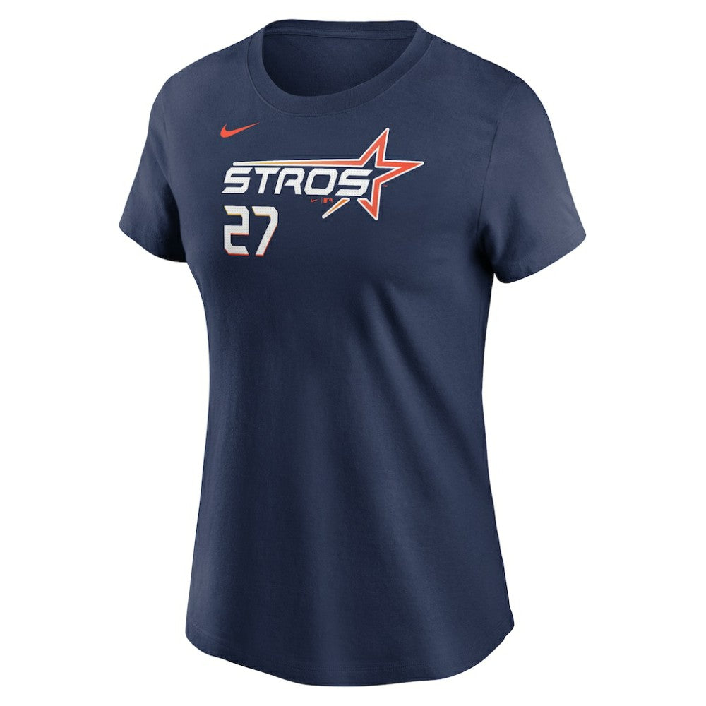 Jose Altuve Houston Astros Nike Women's 2025 City Connect Fuse Name & Number T-Shirt - Navy - Nike Discount