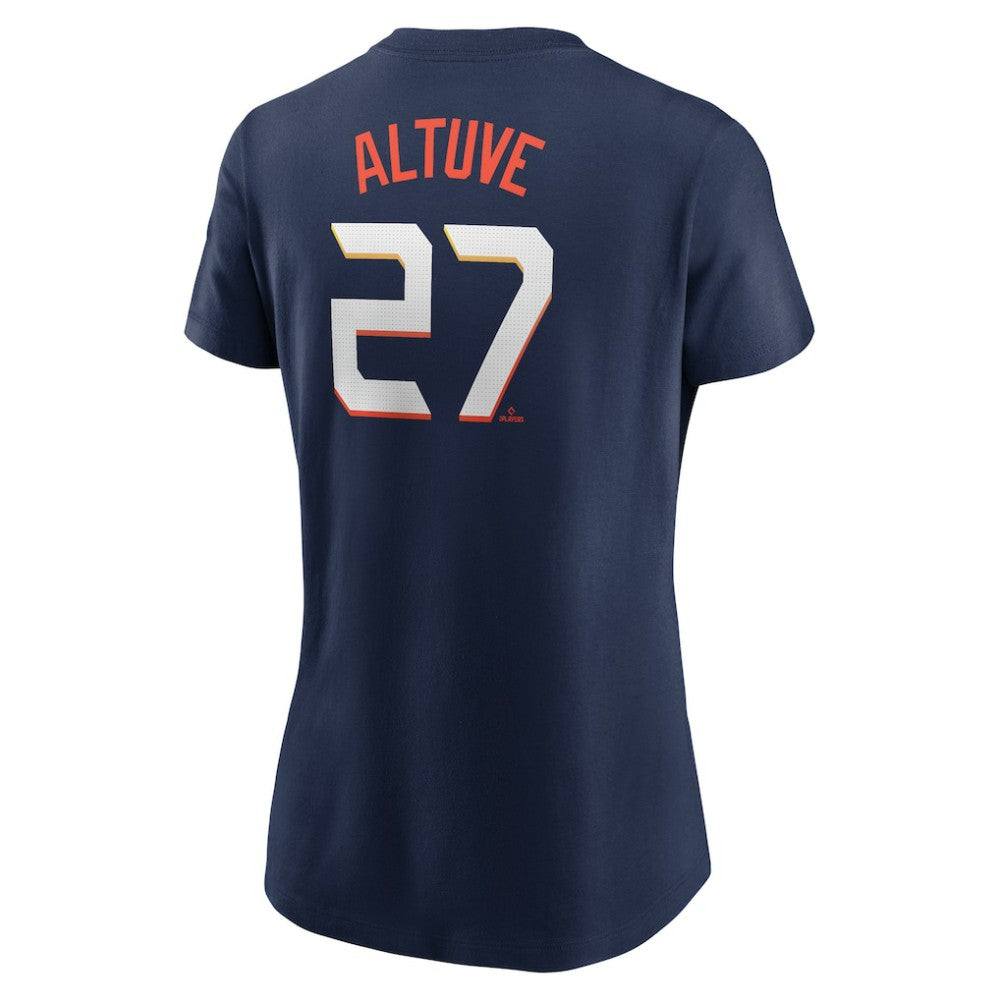 Jose Altuve Houston Astros Nike Women's 2025 City Connect Fuse Name & Number T-Shirt - Navy - Nike Discount