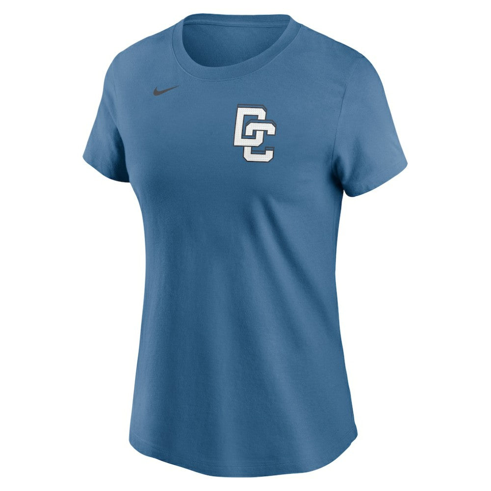 CJ Abrams Washington Nationals Nike Women's 2025 City Connect Fuse Name & Number T-Shirt - Blue - Nike Sale
