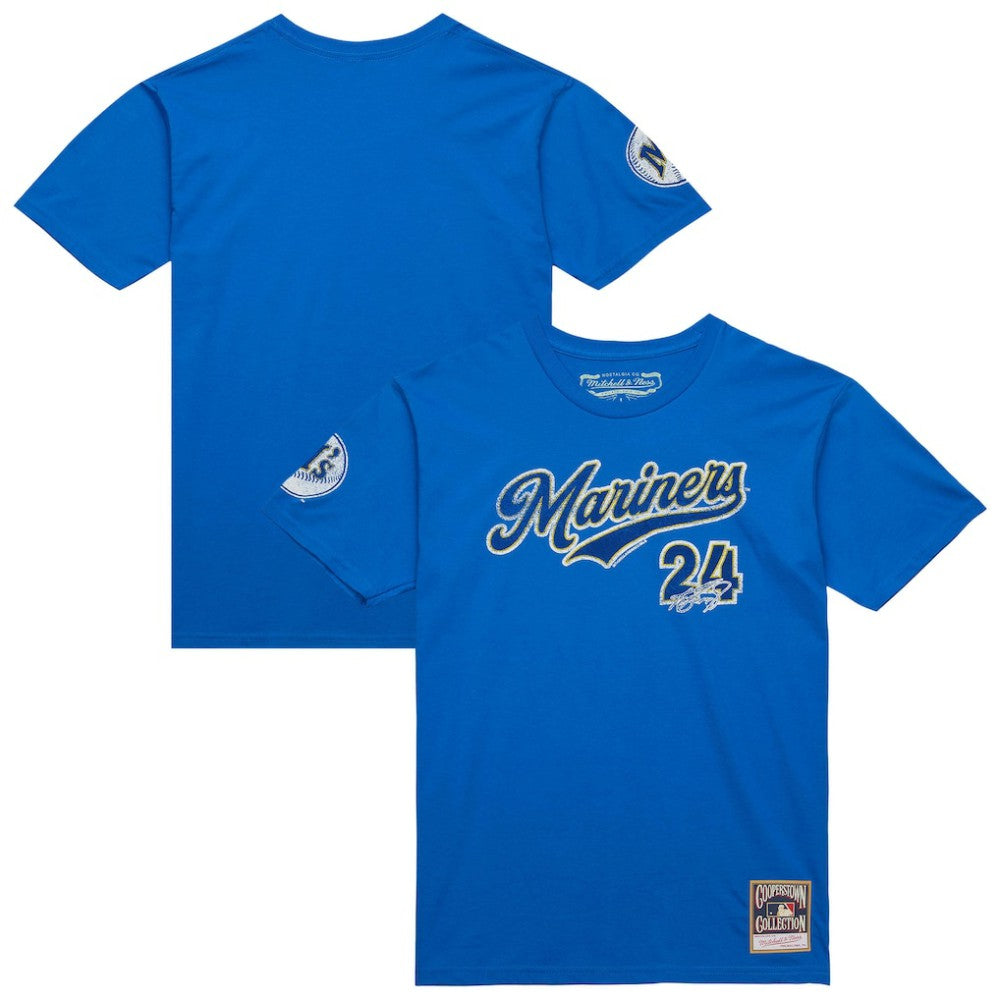 Ken Griffey Jr. Seattle Mariners Mitchell & Ness Cooperstown Collection Player T-Shirt - Royal - Mitchell & Ness Online