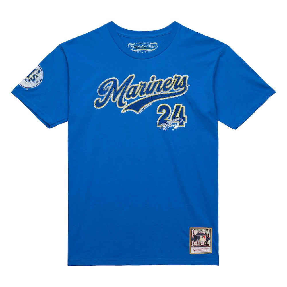 Ken Griffey Jr. Seattle Mariners Mitchell & Ness Cooperstown Collection Player T-Shirt - Royal - Mitchell & Ness Online