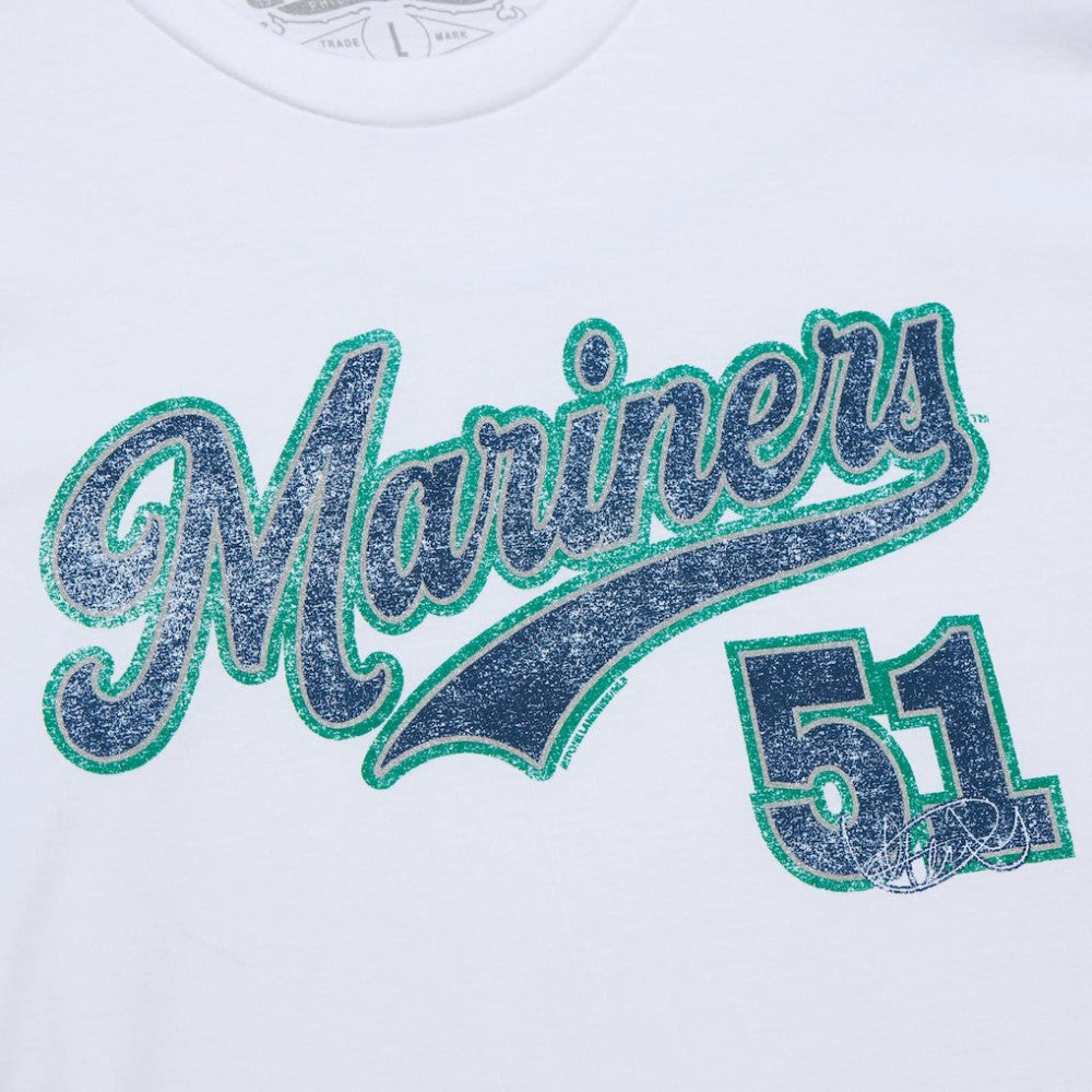 Ichiro Suzuki Seattle Mariners Mitchell & Ness Cooperstown Collection Player T-Shirt - White - Mitchell & Ness Online