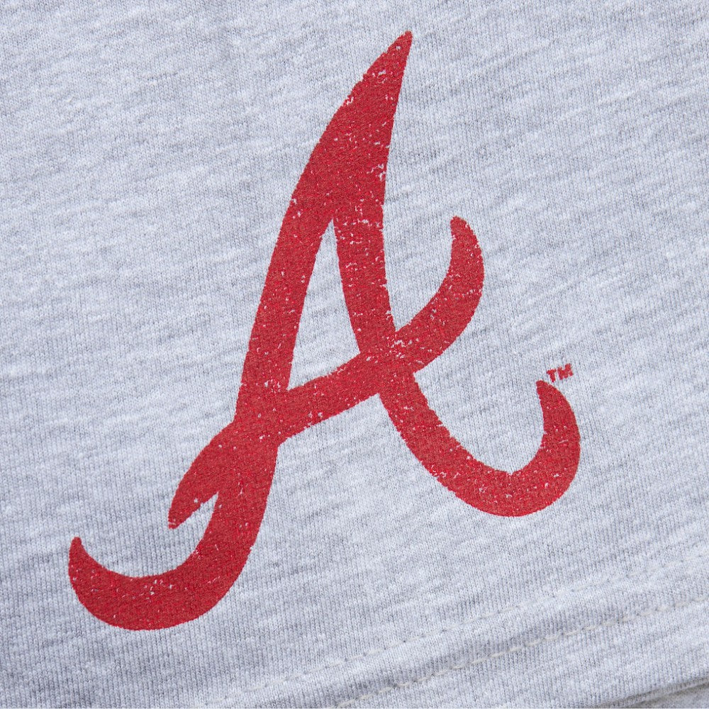 Chipper Jones Atlanta Braves Mitchell & Ness Cooperstown Collection Player T-Shirt - Heather Gray - Mitchell & Ness Online