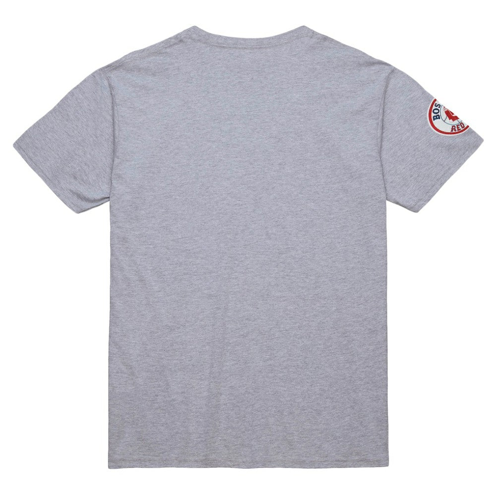 David Ortiz Boston Red Sox Mitchell & Ness Cooperstown Collection Player T-Shirt - Grey Heather - Mitchell & Ness Discount