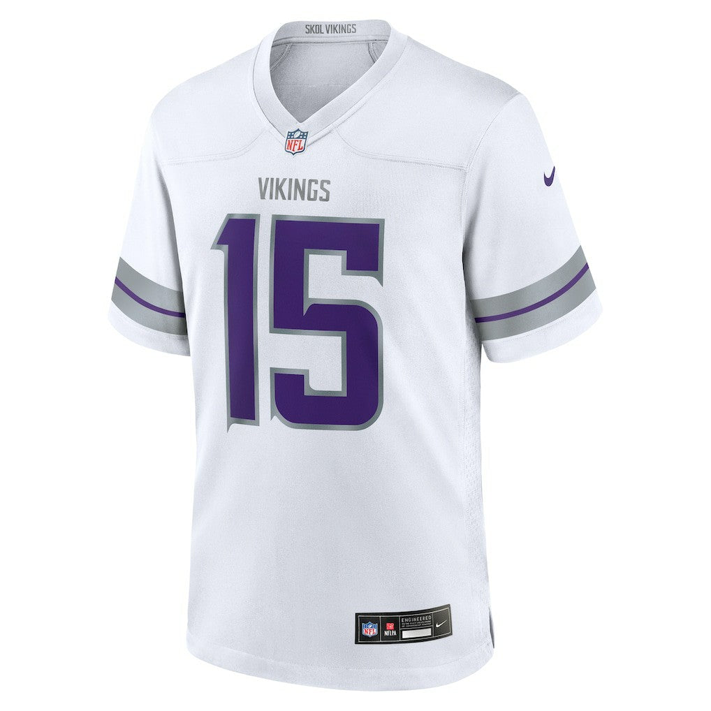 Nike Dallas Turner Minnesota Vikings Alternate Game Jersey White