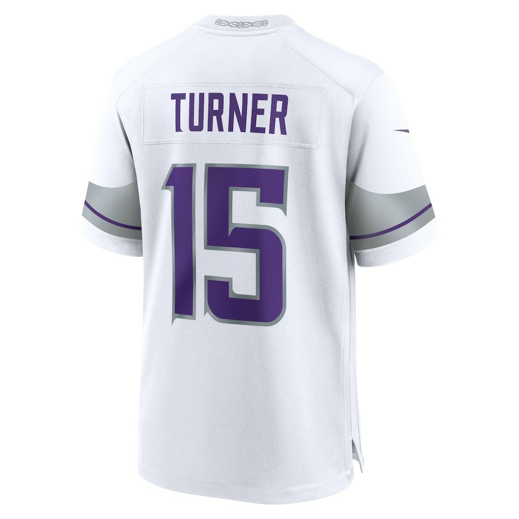 Nike Dallas Turner Minnesota Vikings Alternate Game Jersey White
