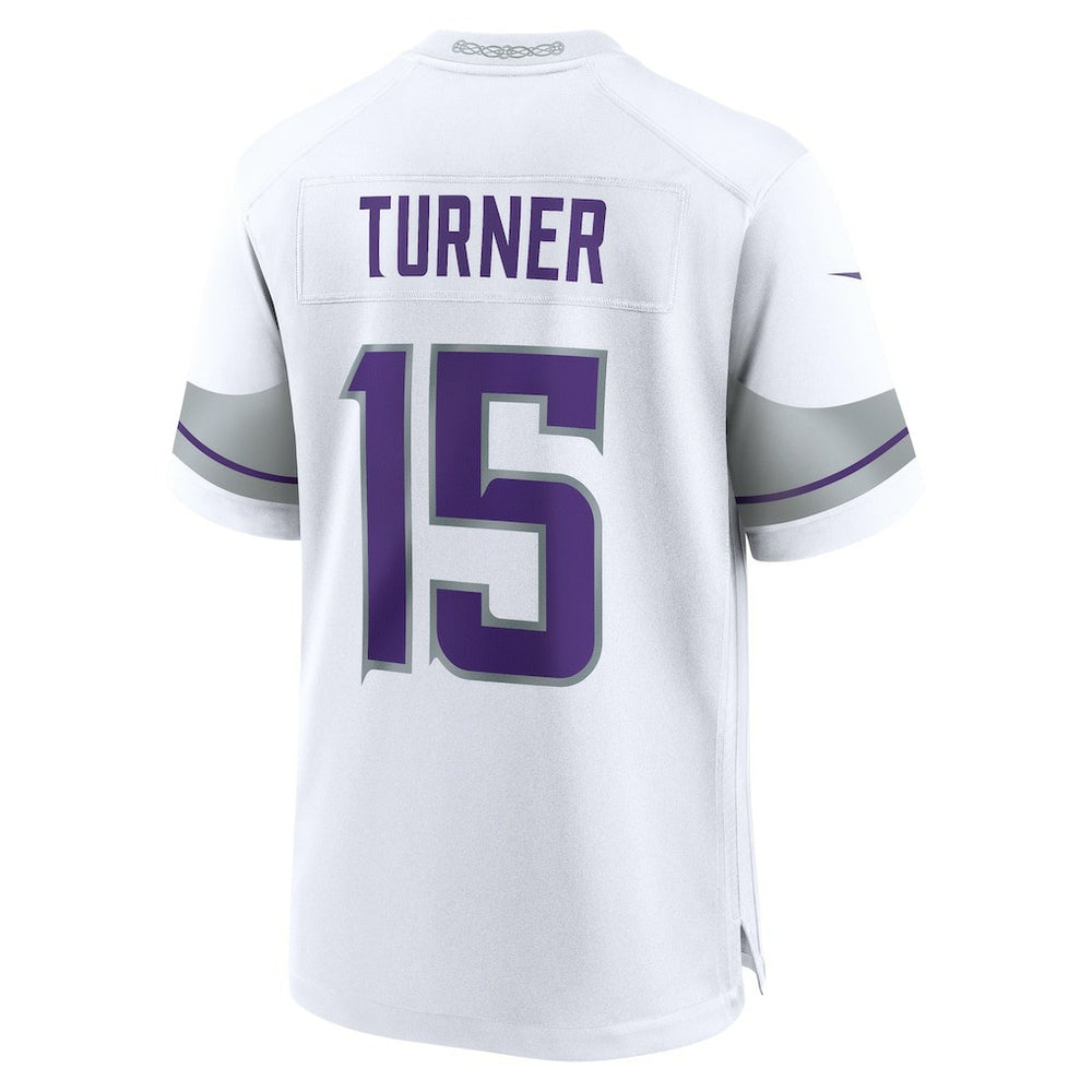 Nike Dallas Turner Minnesota Vikings Alternate Game Jersey White
