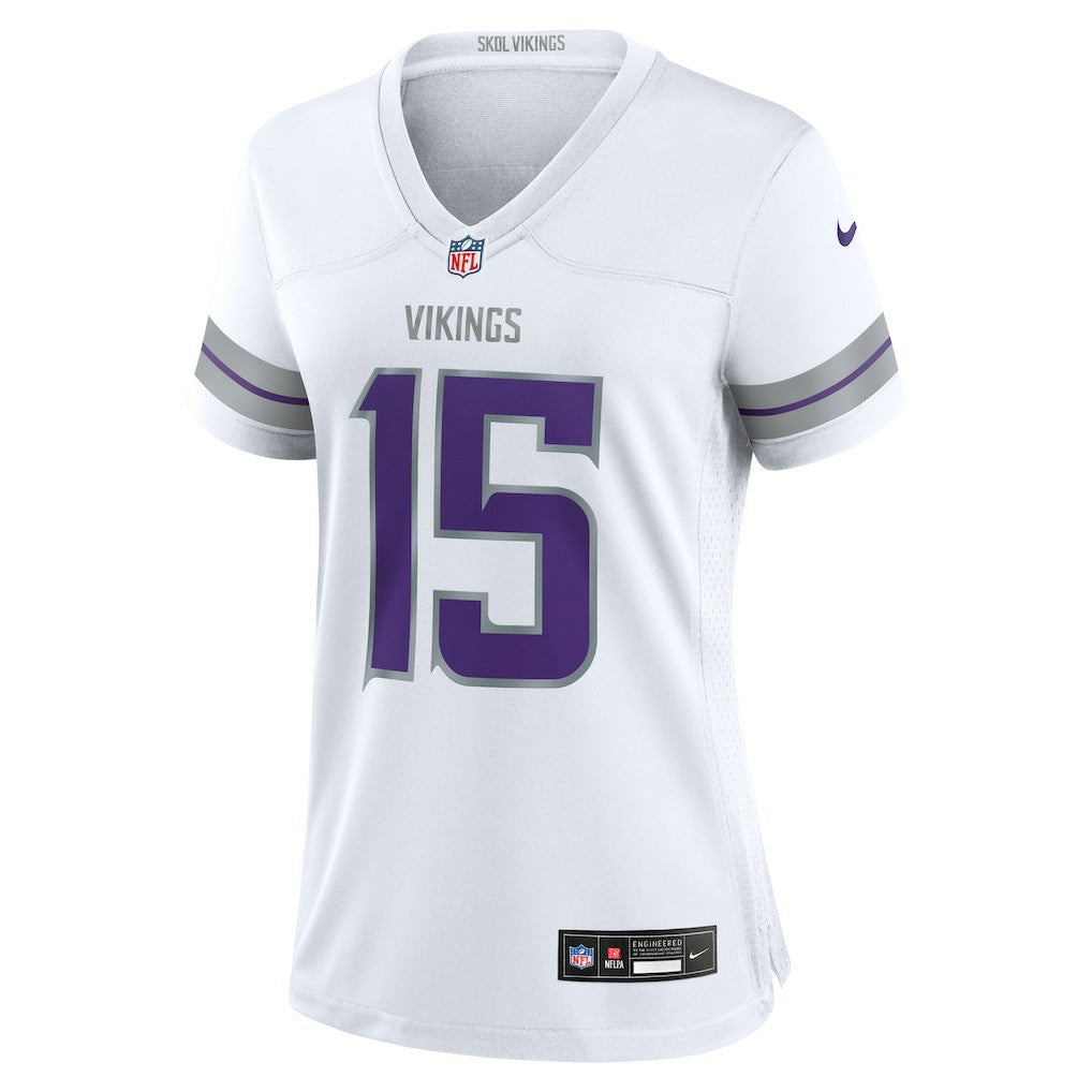 Nike Dallas Turner Minnesota Vikings Women's Alternate Game Jersey White