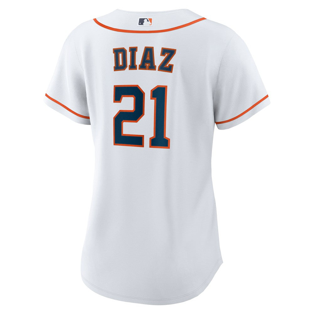 Yainer Diaz Houston Astros Nike Women's Home Replica Jersey  - White - Nike Lifestyle