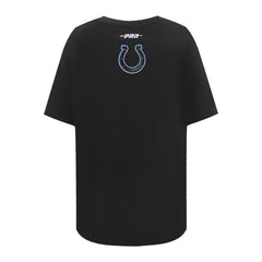 Indianapolis Colts Pro Standard Women's Indiana Nights Colts Oversized T-Shirt Black