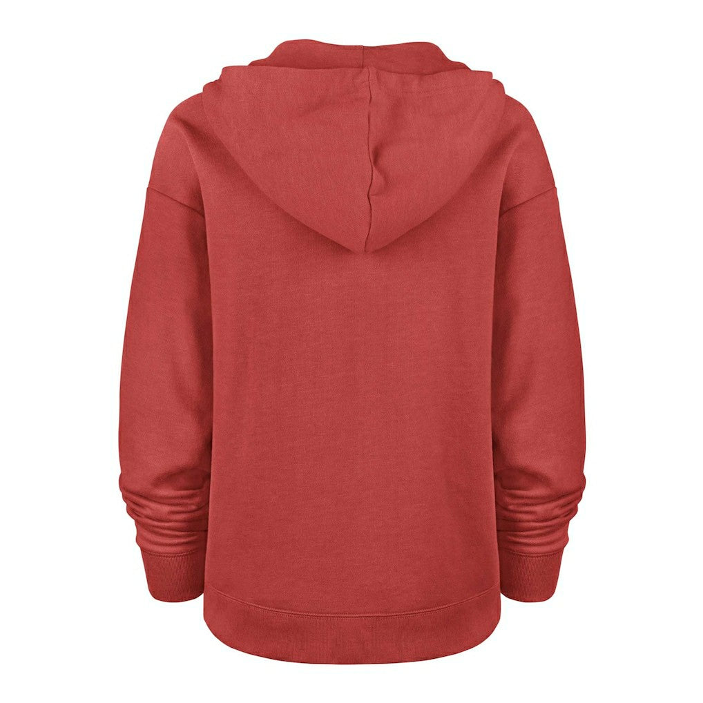 47 brand San Francisco 49ers '47 Women's Plus Size Clarity Kennedy Pullover Hoodie Scarlet
