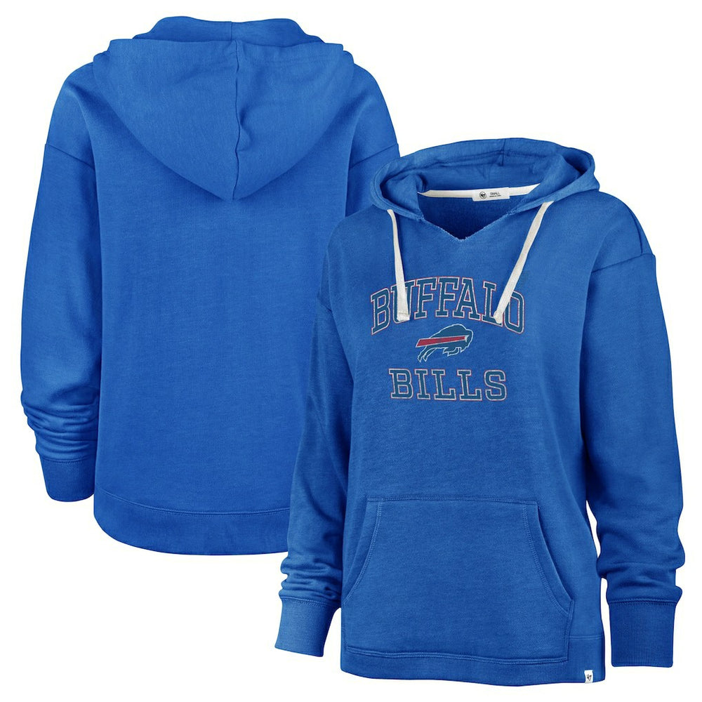 47 brand Buffalo Bills '47 Women's Plus Size Clarity Kennedy Pullover Hoodie Royal