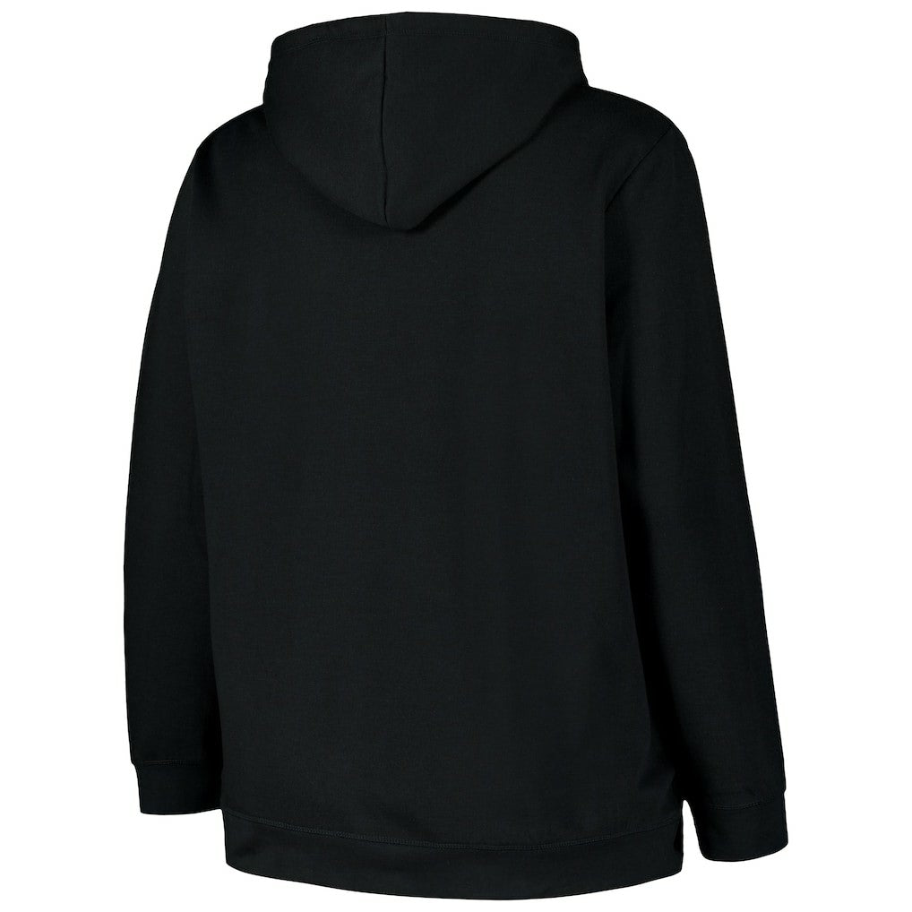 47 brand Cincinnati Bengals '47 Women's Plus Size Clarity Kennedy Pullover Hoodie Black