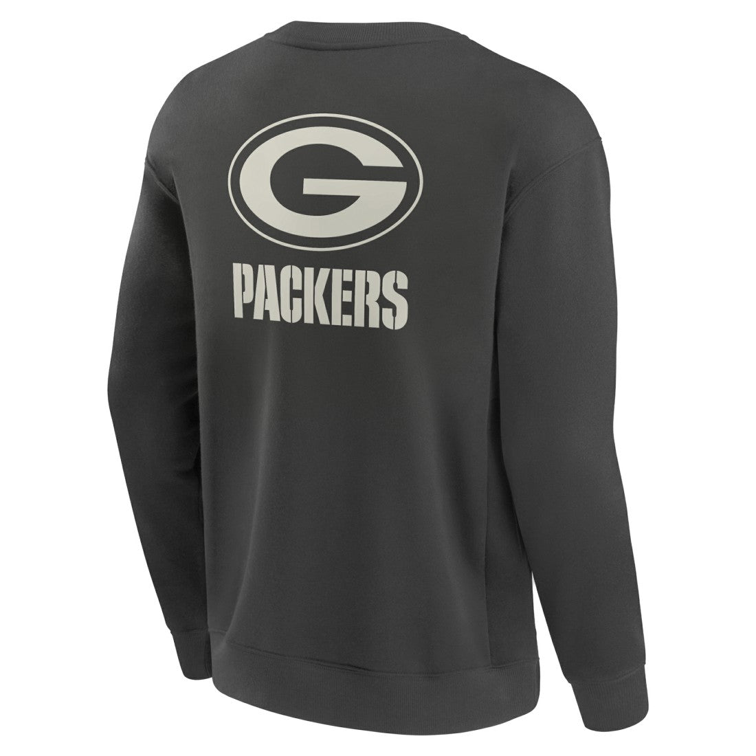 Fanatics Green Bay Packers Elements Future Ground Lettering Pullover Sweatshirt Charcoal