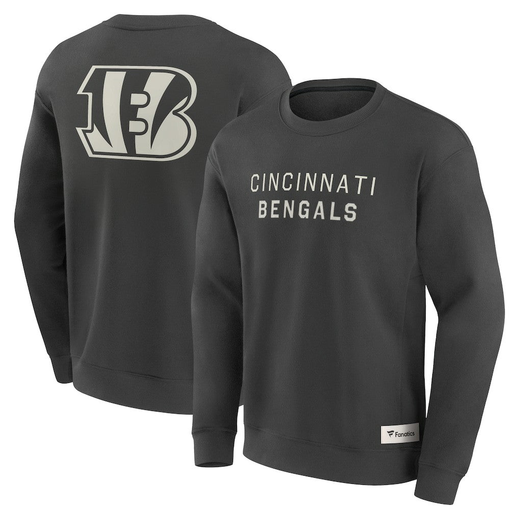 Fanatics Cincinnati Bengals Elements Future Ground Lettering Pullover Sweatshirt Charcoal
