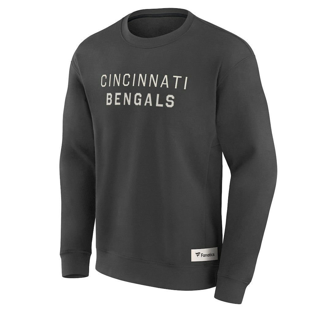 Fanatics Cincinnati Bengals Elements Future Ground Lettering Pullover Sweatshirt Charcoal