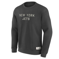 Fanatics New York Jets Elements Future Ground Lettering Pullover Sweatshirt Charcoal