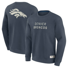 Fanatics Denver Broncos Elements Future Ground Lettering Pullover Sweatshirt Navy
