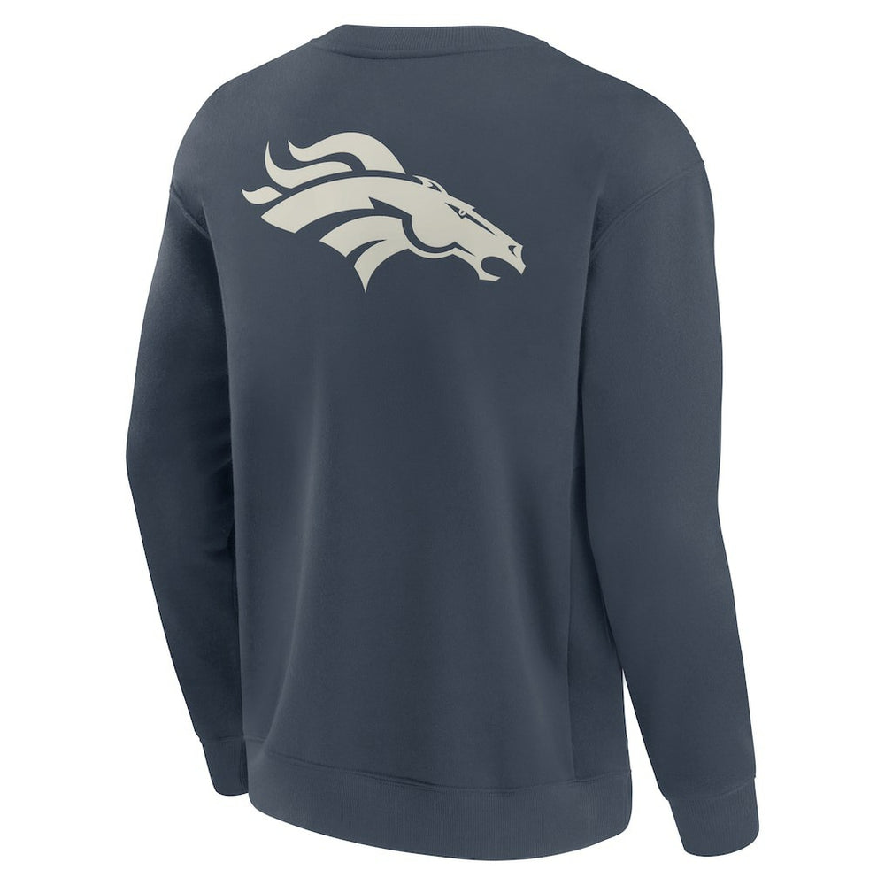 Fanatics Denver Broncos Elements Future Ground Lettering Pullover Sweatshirt Navy
