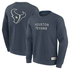 Fanatics Houston Texans Elements Future Ground Lettering Pullover Sweatshirt Navy