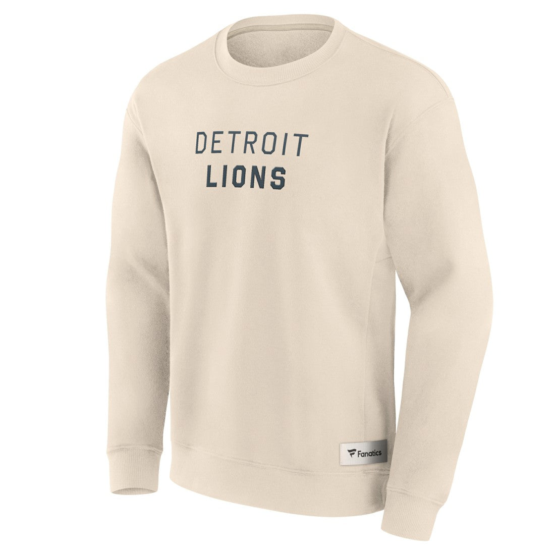 Fanatics Detroit Lions Elements Future Ground Lettering Pullover Sweatshirt Cream