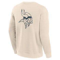 Fanatics Minnesota Vikings Elements Future Ground Lettering Pullover Sweatshirt Cream