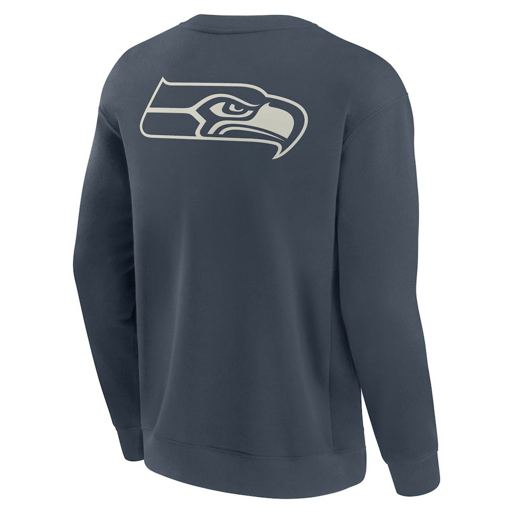 Fanatics Seattle Seahawks Elements Future Ground Lettering Pullover Sweatshirt Navy