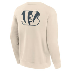 Fanatics Cincinnati Bengals Elements Future Ground Lettering Pullover Sweatshirt Cream