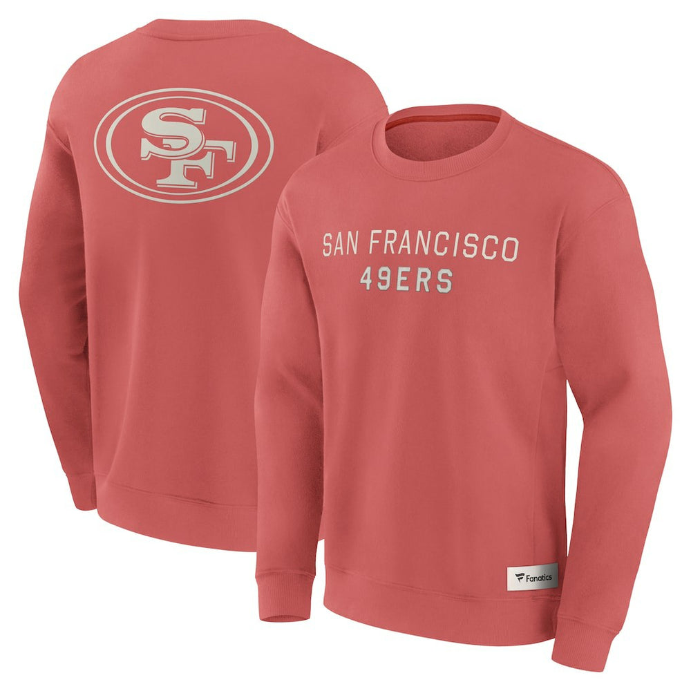 Fanatics San Francisco 49ers Elements Future Ground Lettering Pullover Sweatshirt Red