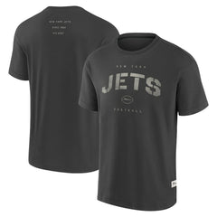 Fanatics New York Jets Elements Weathered Tonal Future Ground T-Shirt Charcoal
