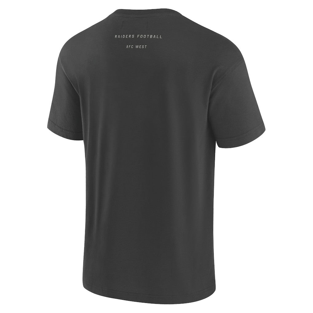 Fanatics Las Vegas Raiders Elements Weathered Tonal Future Ground T-Shirt Charcoal
