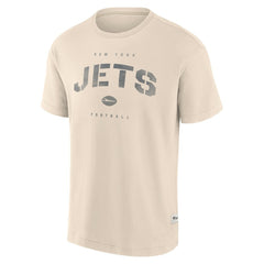 Fanatics New York Jets Elements Weathered Tonal Future Ground T-Shirt Cream
