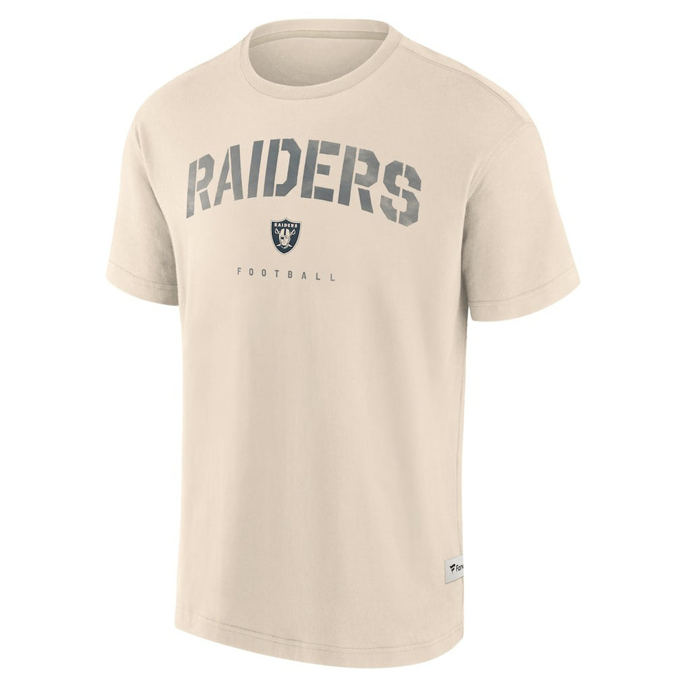 Fanatics Las Vegas Raiders Elements Weathered Tonal Future Ground T-Shirt Cream