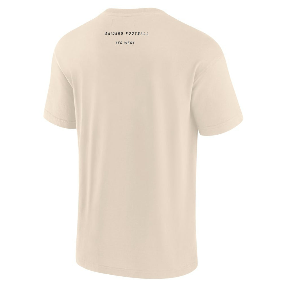 Fanatics Las Vegas Raiders Elements Weathered Tonal Future Ground T-Shirt Cream