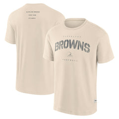 Fanatics Cleveland Browns Elements Weathered Tonal Future Ground T-Shirt Cream